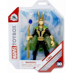 Disney Marvel Loki Action Figure Toybox New with Box 6" inches